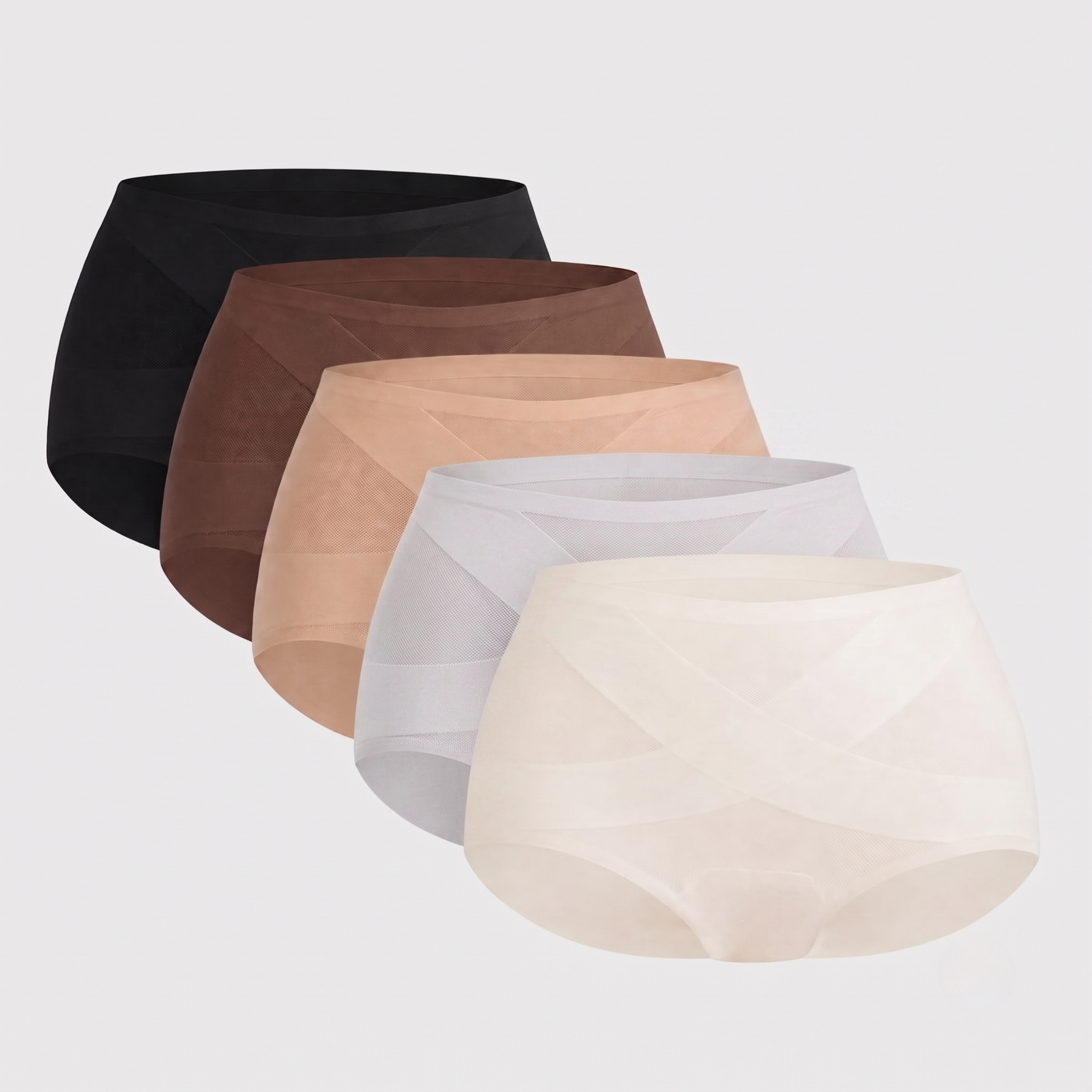Belloamour™ Pantaletas Clásicas Sin Costuras, Talle Alto, Cobertura Total